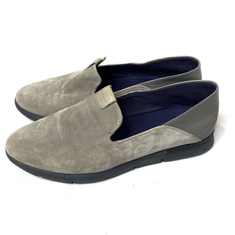 Cole Haan gray grand horizon slip on loafers size 8.5B